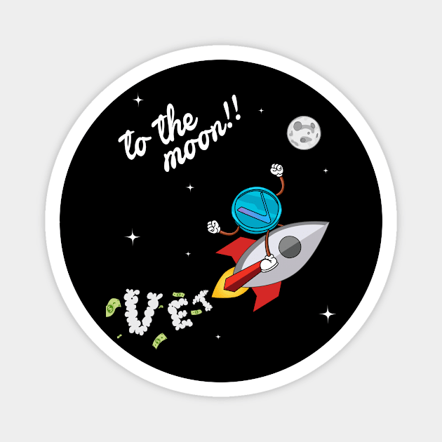 Vet to the moon !! Magnet by JamesCMarshall